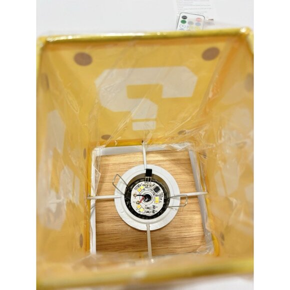 Mario Night Light for Kids Yellow Question Power Up Cube Square Color Changing - Picture 9 of 9
